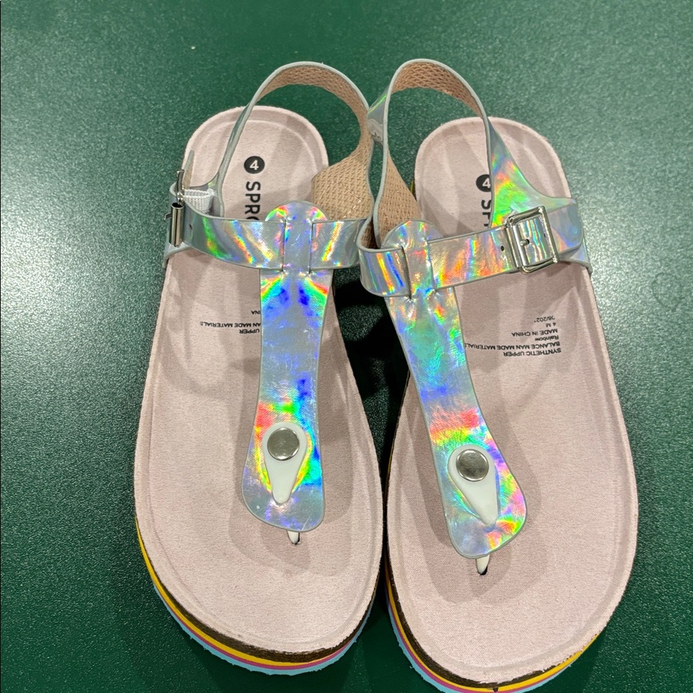 Kids Holographic Sandals